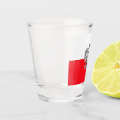 Verre A Shot Drapeau polonais (Gauche)