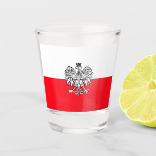 Verre A Shot Drapeau polonais