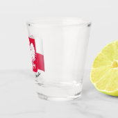Verre A Shot Drapeau polonais & blason polonais / parti (Droite)