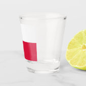 Verre A Shot Drapeau polonais (Pologne) (Droite)