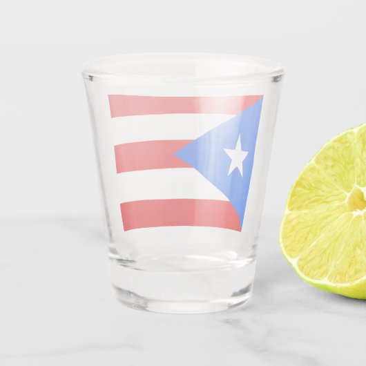 Verre A Shot Drapeau portoricain (Porto Rico) (Dos)