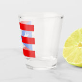 Verre A Shot Drapeau portoricain (Porto Rico) (Droite)