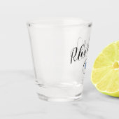 Verre A Shot Drapeau Rhodes En Coeur, Grèce (Gauche)