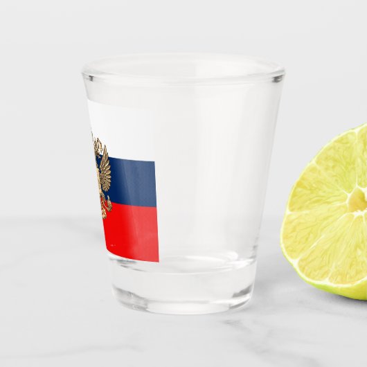 Verre A Shot Drapeau russe (Droite)
