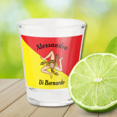 Verre A Shot Drapeau simple gras sicilien