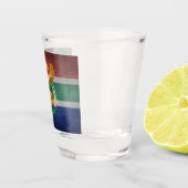 Verre A Shot Drapeau sud-africain (Droite)