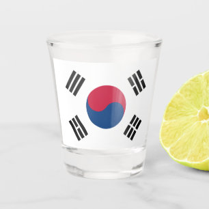 Verre A Shot Drapeau sud-coréen