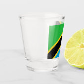 Verre A Shot Drapeau tanzanien (Gauche)
