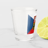 Verre A Shot Drapeau tchèque & République tchèque pays patriote (Gauche)