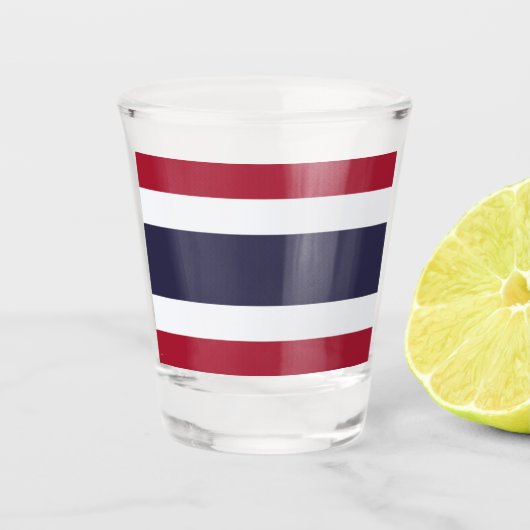 Verre A Shot Drapeau thaïlandais (Thaïlande) (Devant)