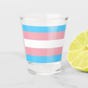 Verre A Shot Drapeau transgenre