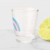 Verre A Shot Drapeau Transgenre Rainbow Pride (Droite)