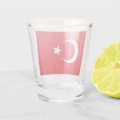 Verre A Shot Drapeau turc (Turquie) (Dos)