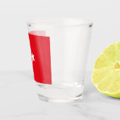 Verre A Shot Drapeau turc (Turquie) (Droite)