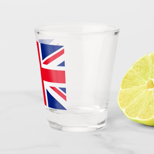 Verre A Shot Drapeau Union Jack du Royaume-Uni (Droite)