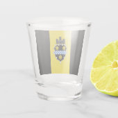 Verre A Shot Drapeau urbain de Pittsburgh (Dos)