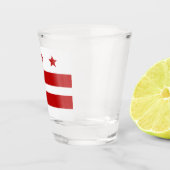 Verre A Shot Drapeau urbain de Washington D.C. (Droite)