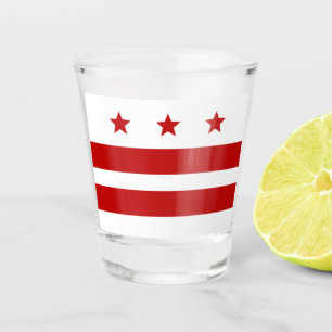 Verre A Shot Drapeau urbain de Washington D.C.