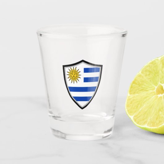 Verre A Shot Drapeau uruguayen (Devant)