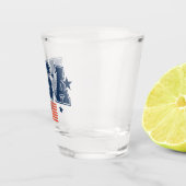 Verre A Shot Drapeau USA (Droite)