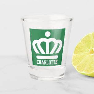 Verre A Shot Drapeau (variante) de Charlotte, NC
