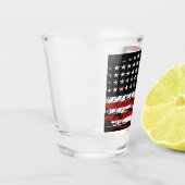Verre A Shot Drapeau vintage (Gauche)
