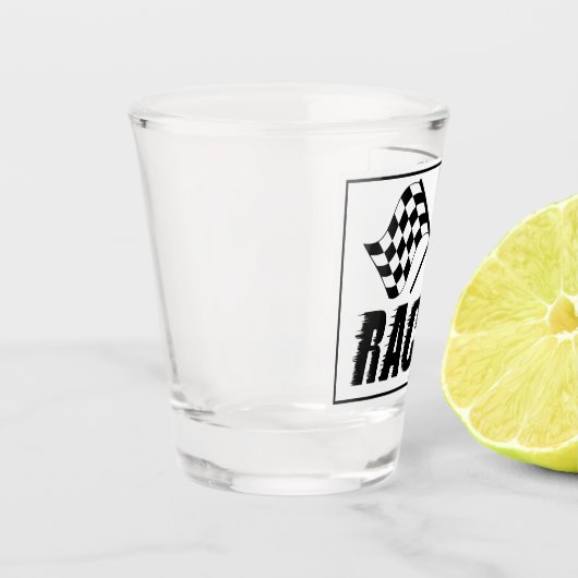 Verre A Shot Drapeaux de course (Gauche)