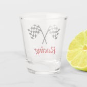 Verre A Shot Drapeaux de fin de course (Dos)