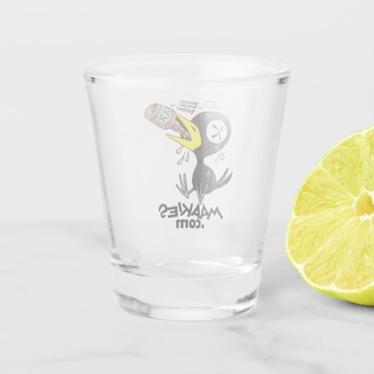 Verre A Shot Drinky Crow Dow Shot Glass (Dos)