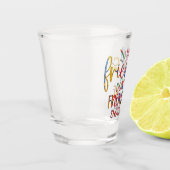Verre A Shot Drôle Alcool Dit (Gauche)