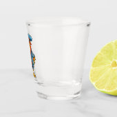 Verre A Shot Drôle Bossy Cartoon Rooster (Droite)