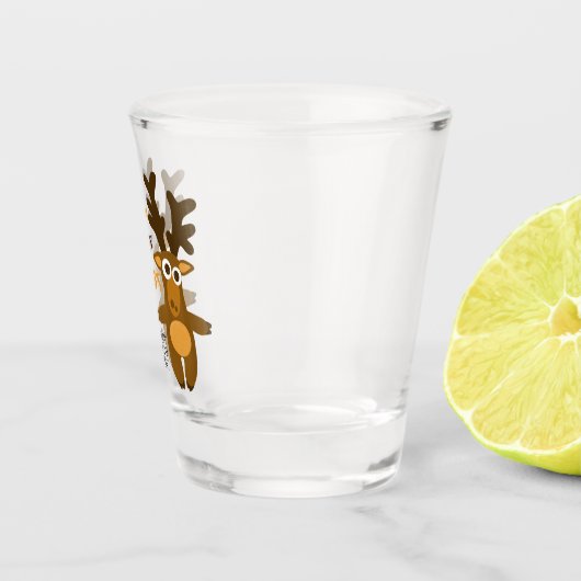 Verre A Shot Drôle cerf (Droite)