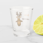 Verre A Shot Drôle cerf (Dos)