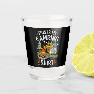 Verre A Shot Drôle C'est Mon Camping Pour Campeur