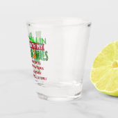 Verre A Shot Drôle Chillin avec mon Jour de la Saint Patrick Gn (Droite)