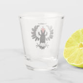 Verre A Shot Drôle dessin animé de Magpie australienne (Dos)