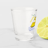 Verre A Shot Drôle dessin animé linge de fer (Gauche)