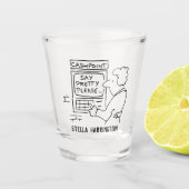 Verre A Shot Drôle distributeur automatique "Dites s'il vous pl (Devant)