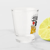 Verre A Shot Drôle Donnez une bière à ce Groom (Gauche)