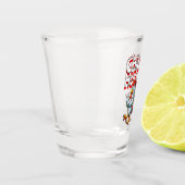 Verre A Shot Drôle Hoarder au poulet (Gauche)
