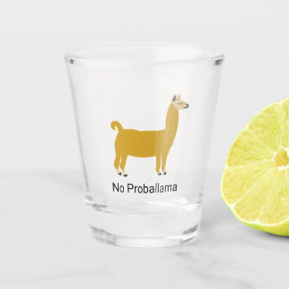 Verre A Shot Drôle Llama