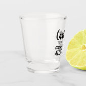 Verre à shot drôle personnalisé (Gauche)