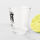 Verre A Shot Drôle Poker Humour Addiction Pot (Droite)