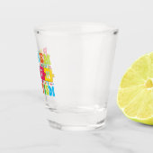 Verre A Shot Drôle Sensibilisation sur l'autisme Rizz'em avec l (Droite)