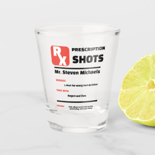 Verre A Shot DRÔLE ! 🍋🟩 Verre à Shot de Prescription de Blag