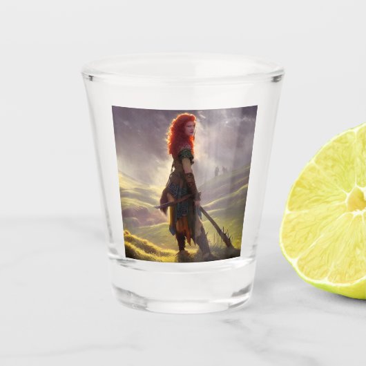 Verre A Shot Druid Warrior Princess Imaginaire Art (Devant)