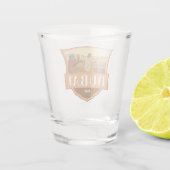 Verre A Shot Dubai Émirats Arabes Unis Désert Safari Retro (Dos)