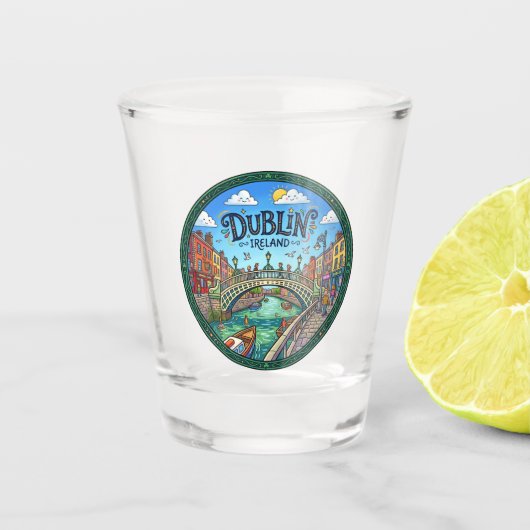 Verre A Shot Dublin Irlande (Devant)
