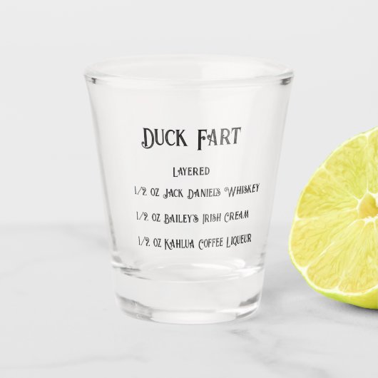 Verre A Shot Duck Fart Nouveauté (Devant)