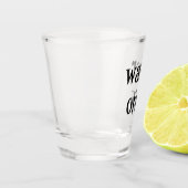 Verre A Shot Eau amusante seule idée cadeau éléphant blanc (Gauche)